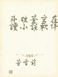 斗破苍穹在线阅读小说软件