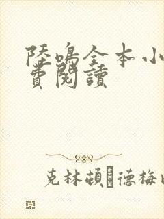 陆鸣全本小说免费阅读