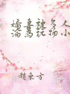 娇妻被多人调教沦为玩物小说