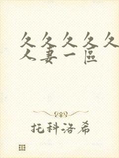 久久久久久精品人妻一区