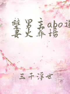 双男主abo追妻火葬场