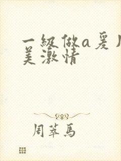 一级做a爰片欧美激情