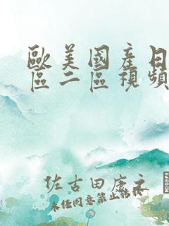 欧美国产日韩一区二区视频