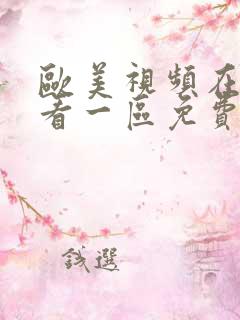 欧美视频在线观看一区免费