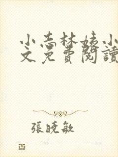 小志林姨小说全文免费阅读