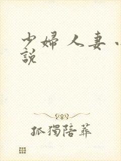 少妇 人妻 小说