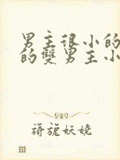 男主很小的恋童的双男主小说