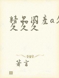 精品国产a久久久久久