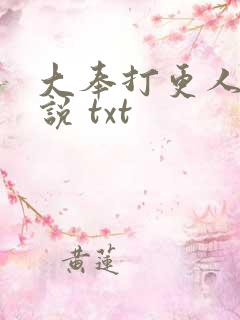 大奉打更人 小说 txt