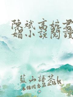 陈斌高婉君赵心媚小说阅读