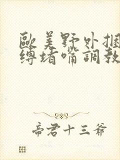 欧美野外捆绑束缚堵嘴调教视频