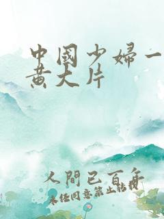 中国少妇一级特黄大片