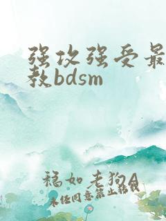 强攻强受最狠调教bdsm