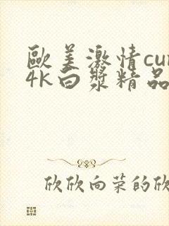 欧美激情cum4k白浆精品