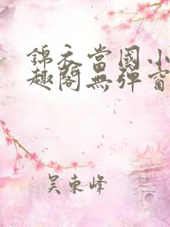 锦衣当国小说笔趣阁无弹窗