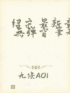 绍宋 最新章节 无弹窗 笔趣阁