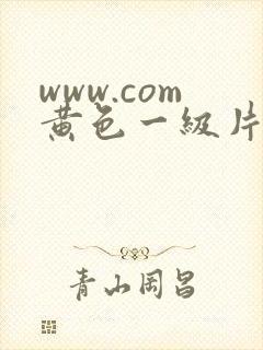 www.com黄色一级片