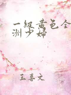 一级黄色全黄亚洲少妇