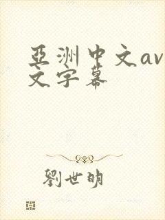 亚洲中文av中文字幕