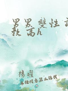 男男 双性 调教 高h