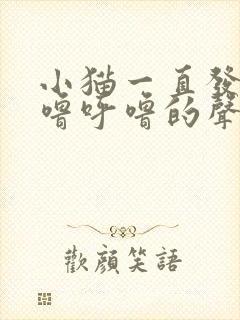 小猫一直发出呼噜呼噜的声音是怎么回事