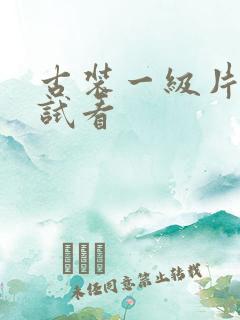 古装一级片免费试看