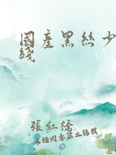 国产黑丝少妇在线