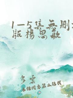 1—5集无删减版杨思敏