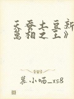 天蚕土豆新书《万相之王》