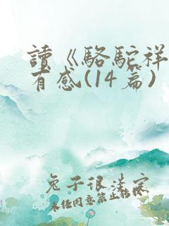 读《骆驼祥子》有感(14篇)