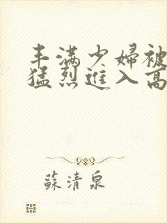 丰满少妇被粗大猛烈进入高清动漫