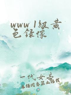 www 1级黄色录像