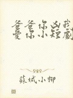 爸爸你凶我我也爱你小短剧