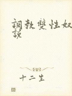 调教双性奴隶小说