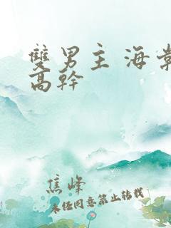 双男主 海棠 高干