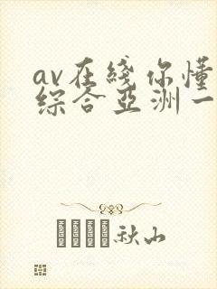 av在线你懂的综合亚洲一区