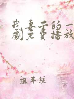 我妻子的一切韩剧免费播放