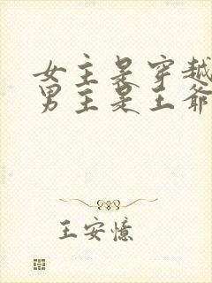 女主是穿越的,男主是王爷