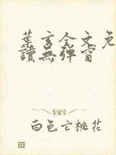 叶玄全文免费阅读无弹窗