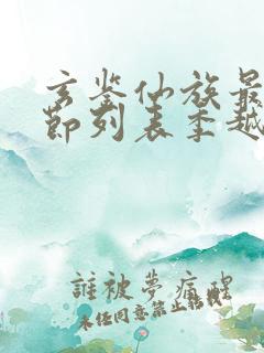 玄鉴仙族最新章节列表季越人