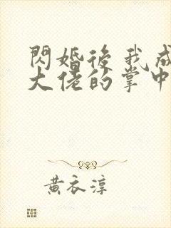 闪婚后 我成了大佬的掌中之物