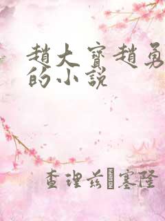 赵大宝赵勇苏媚的小说