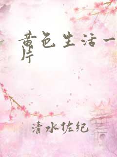 黄色生活一级大片