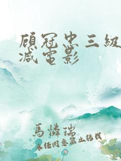 顾冠忠三级无删减电影