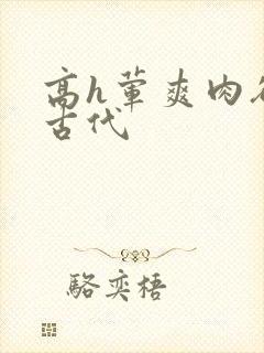 高h荤爽肉欲文古代