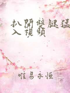 扒开双腿猛烈进入视频