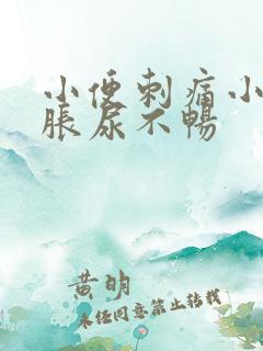 小便刺痛小腹坠胀尿不畅