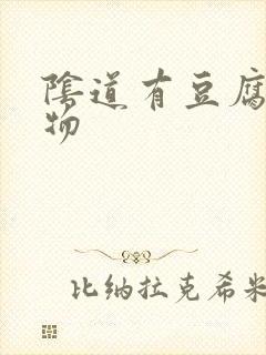 阴道有豆腐渣异物