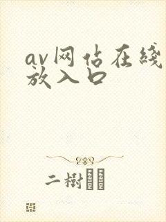 av网站在线播放入口