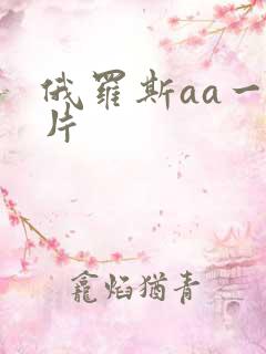 俄罗斯aa一级片